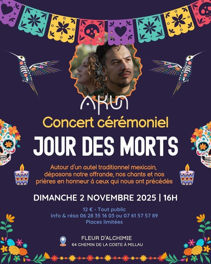 Concert AKUN - Fleur d'Alchimie, yoga à Millau