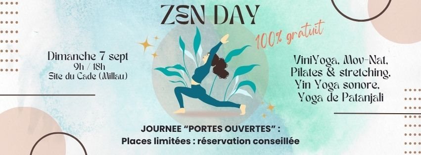 Yoga de Patanjali et zen day - Fleur d'Alchimie, yoga à Millau