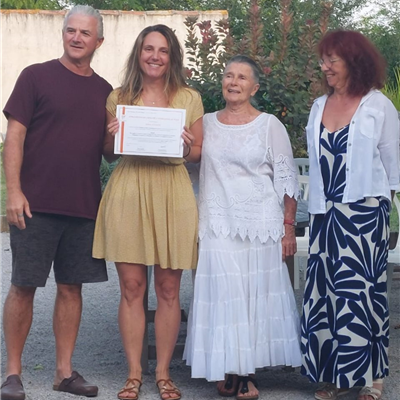 Olivier, Françoise Mazet et Jane Dominique Gérin